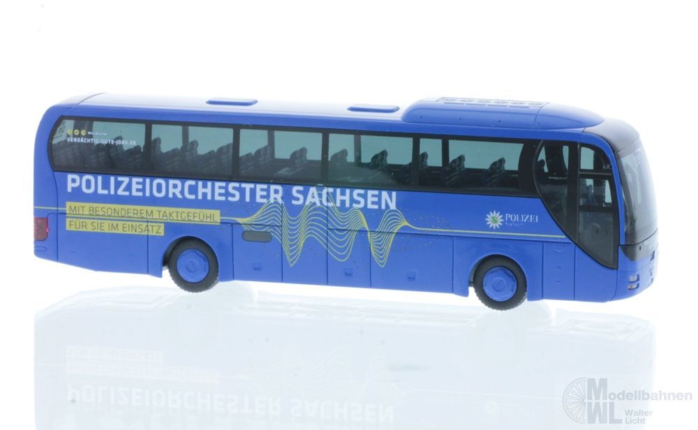 Rietze 65526 - MAN Lion's Coach Polizeiorchester Sachsen H0 1:87