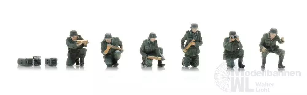 ARTITEC b.v. 5870110 - WM PAK-Besatzung im Einsatz (6x) Fertigmodell H0 1:87