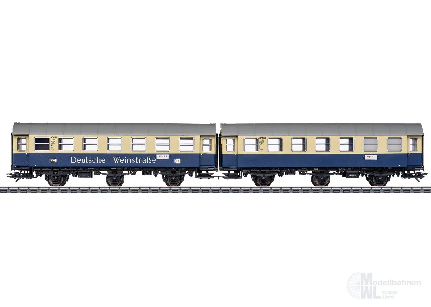 Märklin 43188 - Wagen-Paar DB Ep.IV Deutsche Weinstraße H0/WS