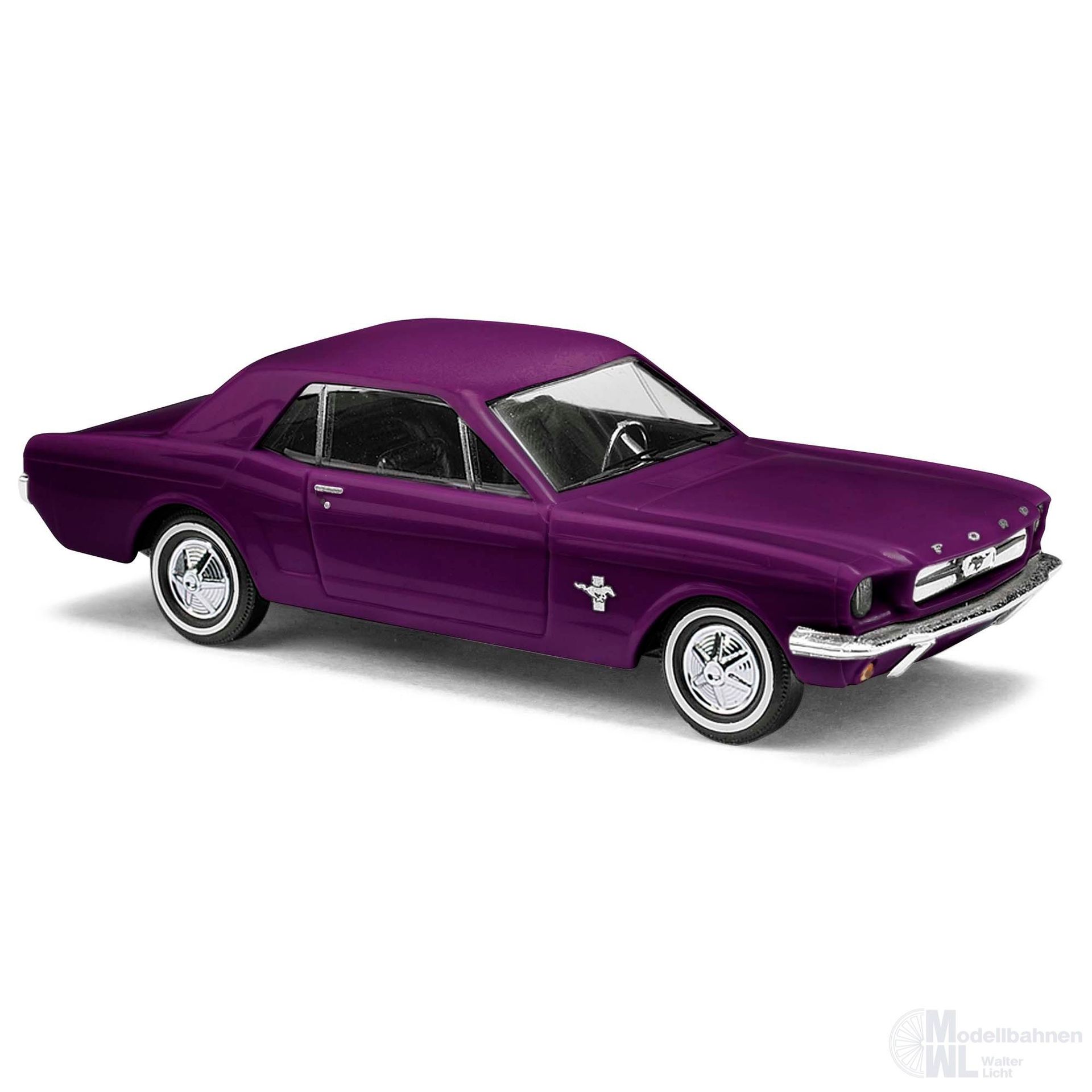 Busch 47559 - Ford Mustang Coupé lila H0 1:87