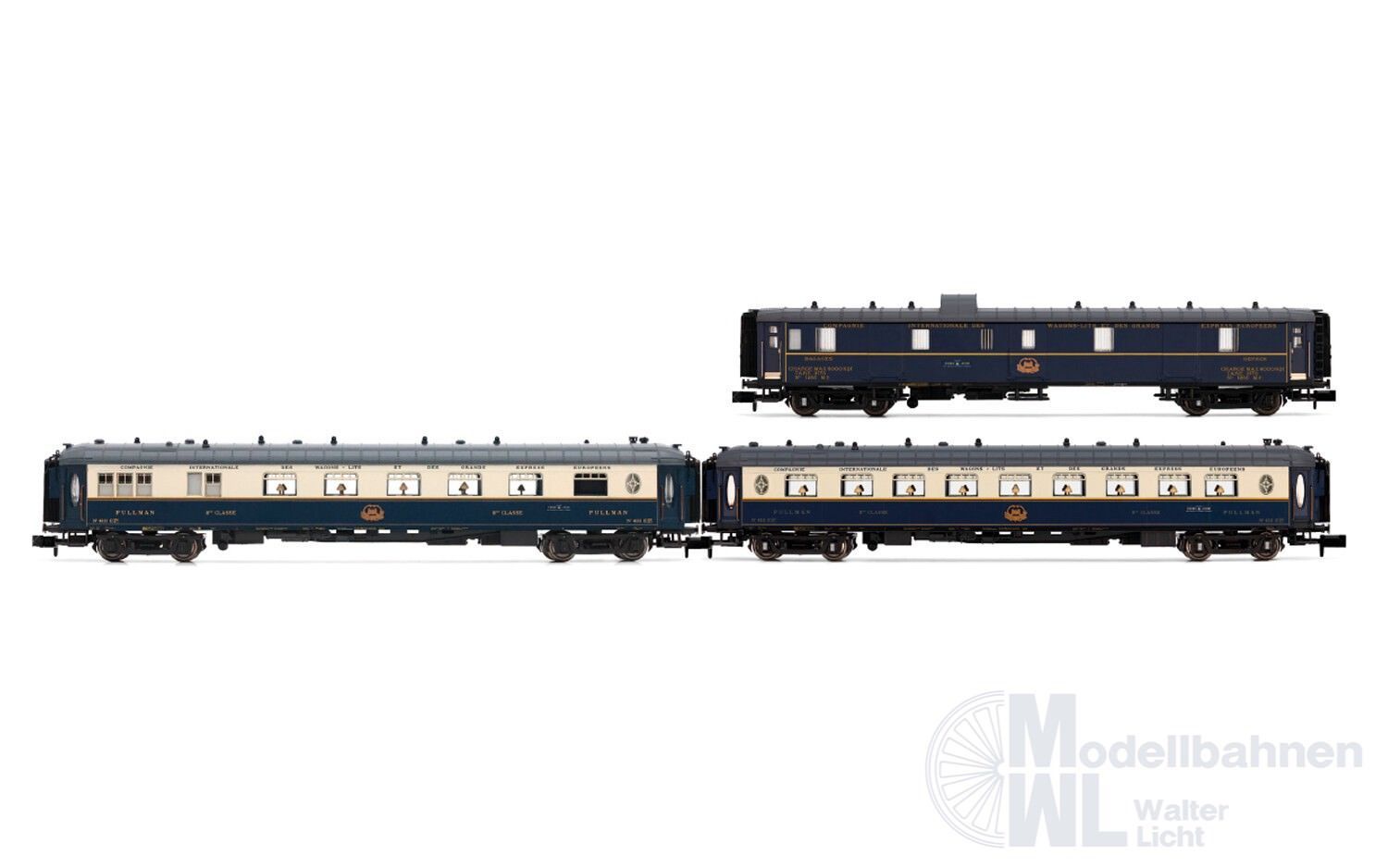 Arnold 4489 - Personenwagen Set CIWL Ep.II Etoile du Nord 3.tlg. Set 2 N 1:160 Arnold 4489 - Personenwagen Set CIWL Ep.II Etoile du Nord 3.tlg. Set 2 N 1:160