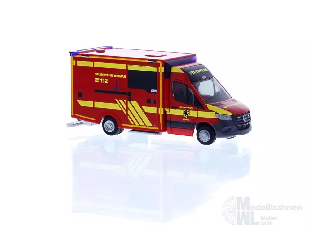 Rietze 76121 - Mercedes-Benz WAS RTW ´18 BF Weimar H0 1:87