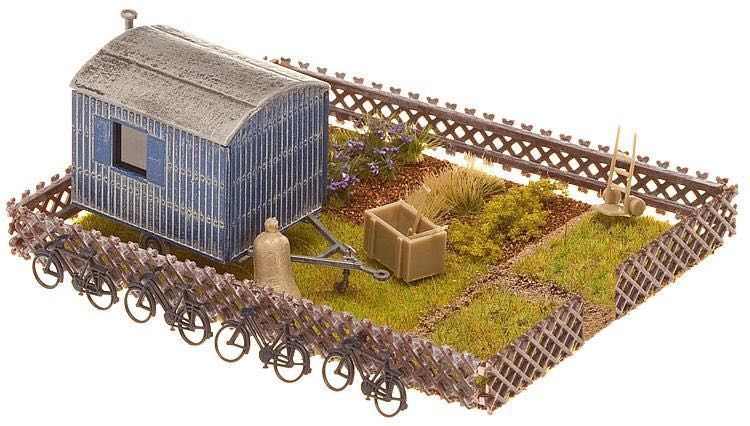 Faller 180490 - Schrebergarten mit Bauwagen H0 1:87 Faller 180490 - Schrebergarten mit Bauwagen H0 1:87