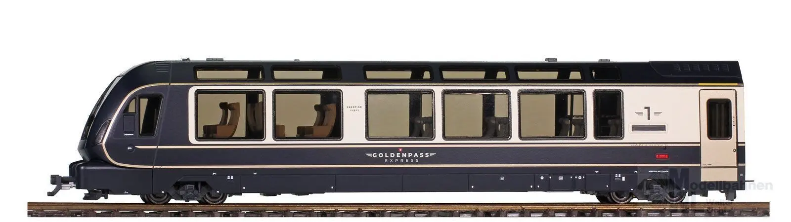 Bemo 3547301 - Steuerwagen Ast 181 MOB Ep.VI GoldenPass H0/WS Digital