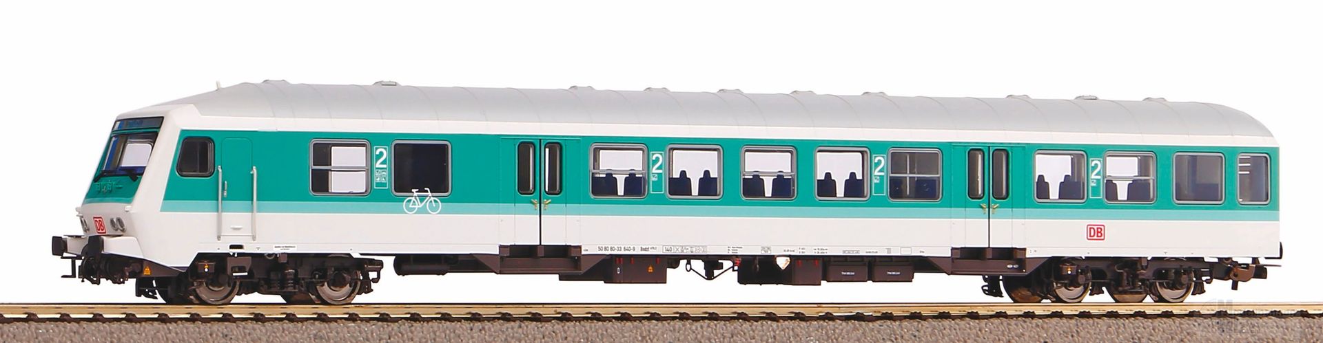 Piko 58523 - Nahverkehrssteuerwagen Wittenberge 2 Kl. DB AG mint Ep.V H0/WS