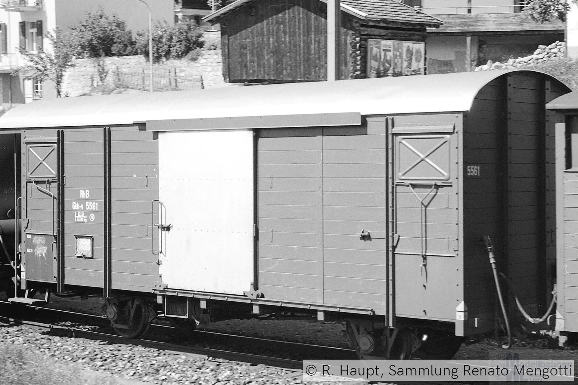 Bemo 2283101 - Güterwagen ged. RhB Ep.III/IV Gbk-v 5561 H0m
