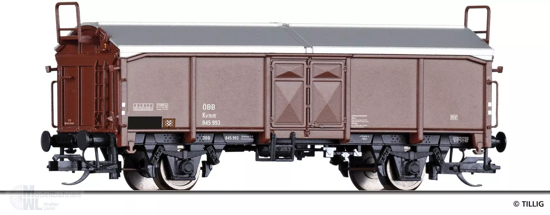 Tillig 17682 - Schiebedachwagen ÖBB Ep.III TT 1:120