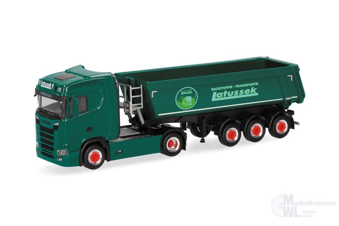Herpa 320337 - Scania CS 20 ND Rundmulden-Sz H0 1:87