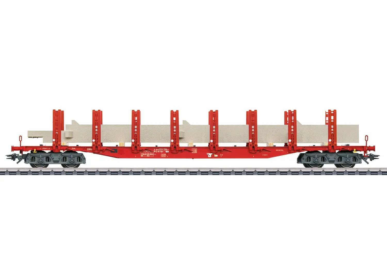 Märklin 47720 - Rungenwagen Snps 719 Max Bögl beladen mit Stütze H0/WS