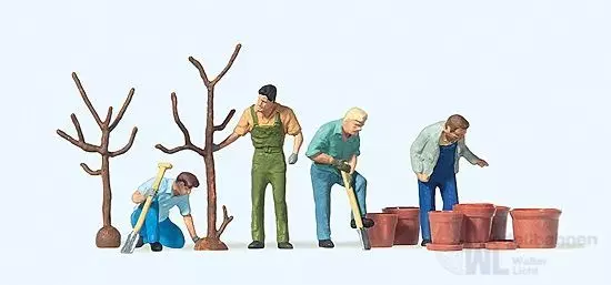 Preiser 10466 - Beim Pflanzen H0 1:87