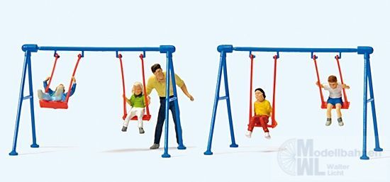 Preiser 10630 - Kinder auf der Schaukel H0 1:87