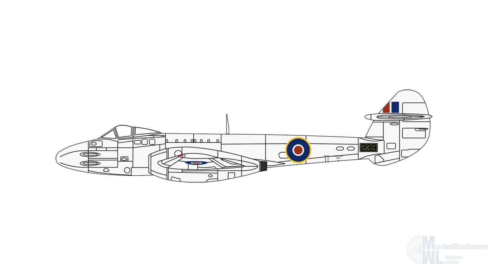 Herpa 81AC138 - Gloster Meteor No. 616 Sqd 1:72