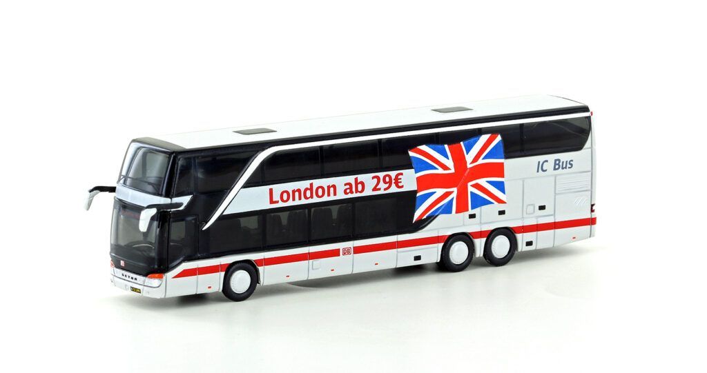 Lemke Minis 4462 - Setra Reisebus S431 DT IC Bus London N 1:160