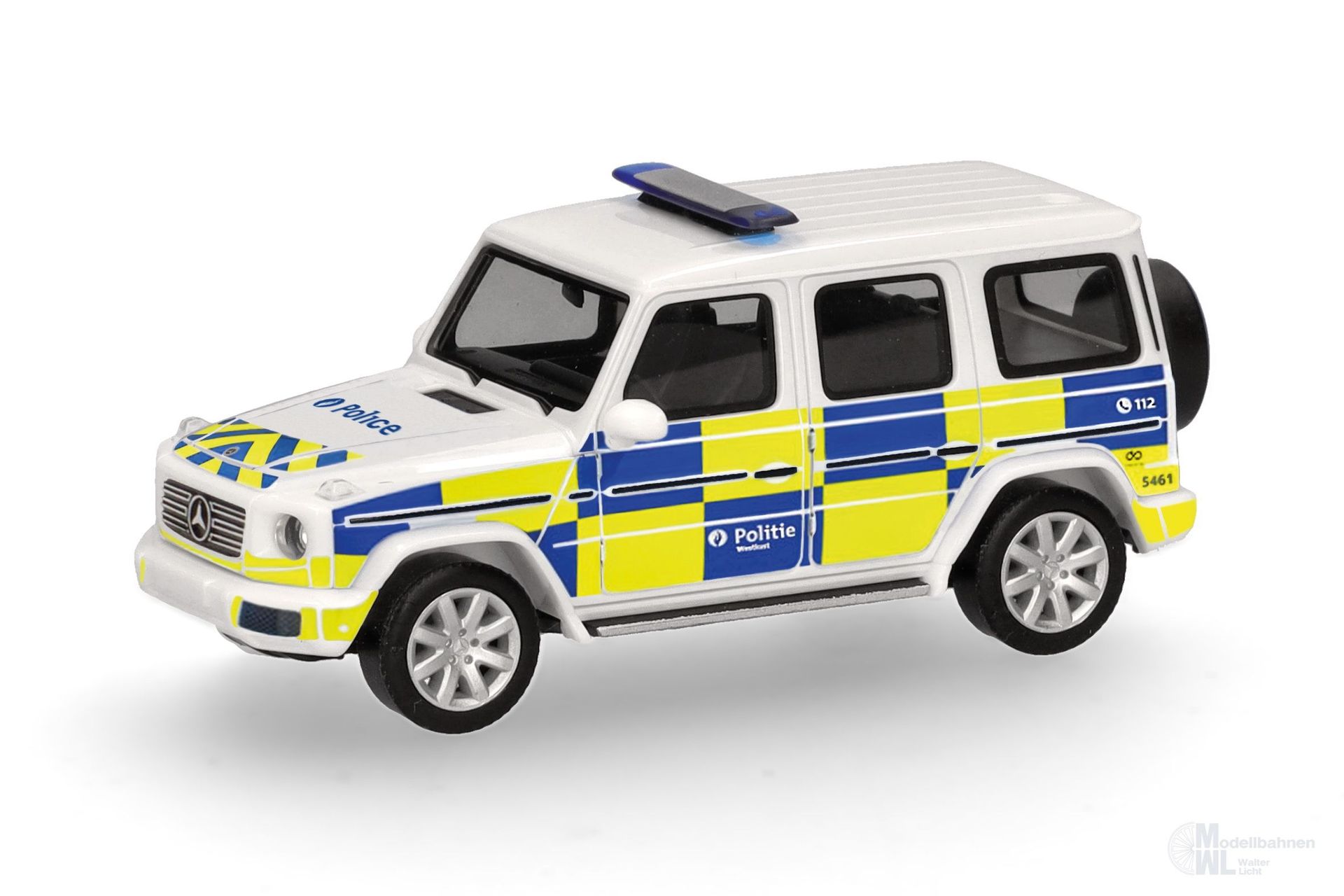 Herpa 098410 - Mercedes-Benz G-Klasse W463 Politie H0 1:87