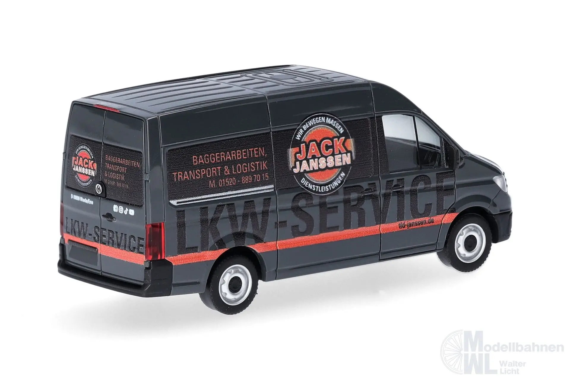 Herpa 099158 - VW Crafter Kasten HD Janssen H0 1:87