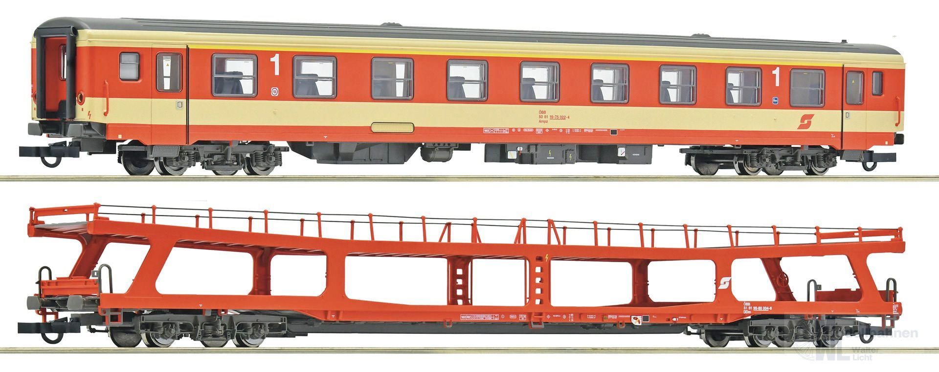 Roco 6200129 - Personenwagen Set ÖBB Ep.V D 704 3.tlg. Set 3 H0/GL
