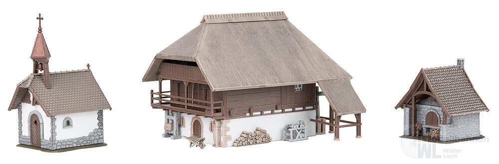 Faller 130116 - Speicher, Hofkapelle und Back H0 1:87