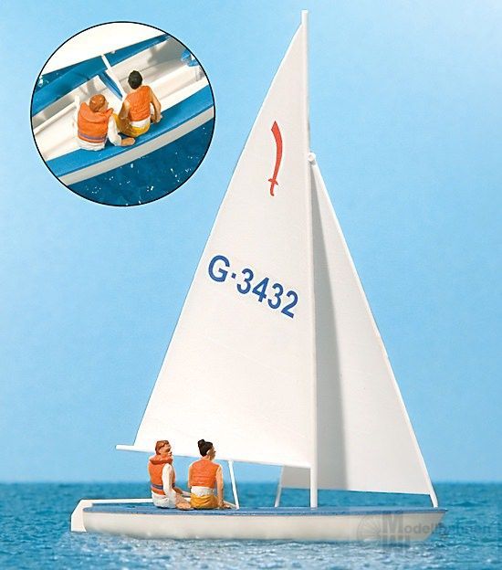 Preiser 10676 - Segler (1). Segelboot Korsar H0 1:87 Preiser 10676 - Segler (1). Segelboot Korsar H0 1:87