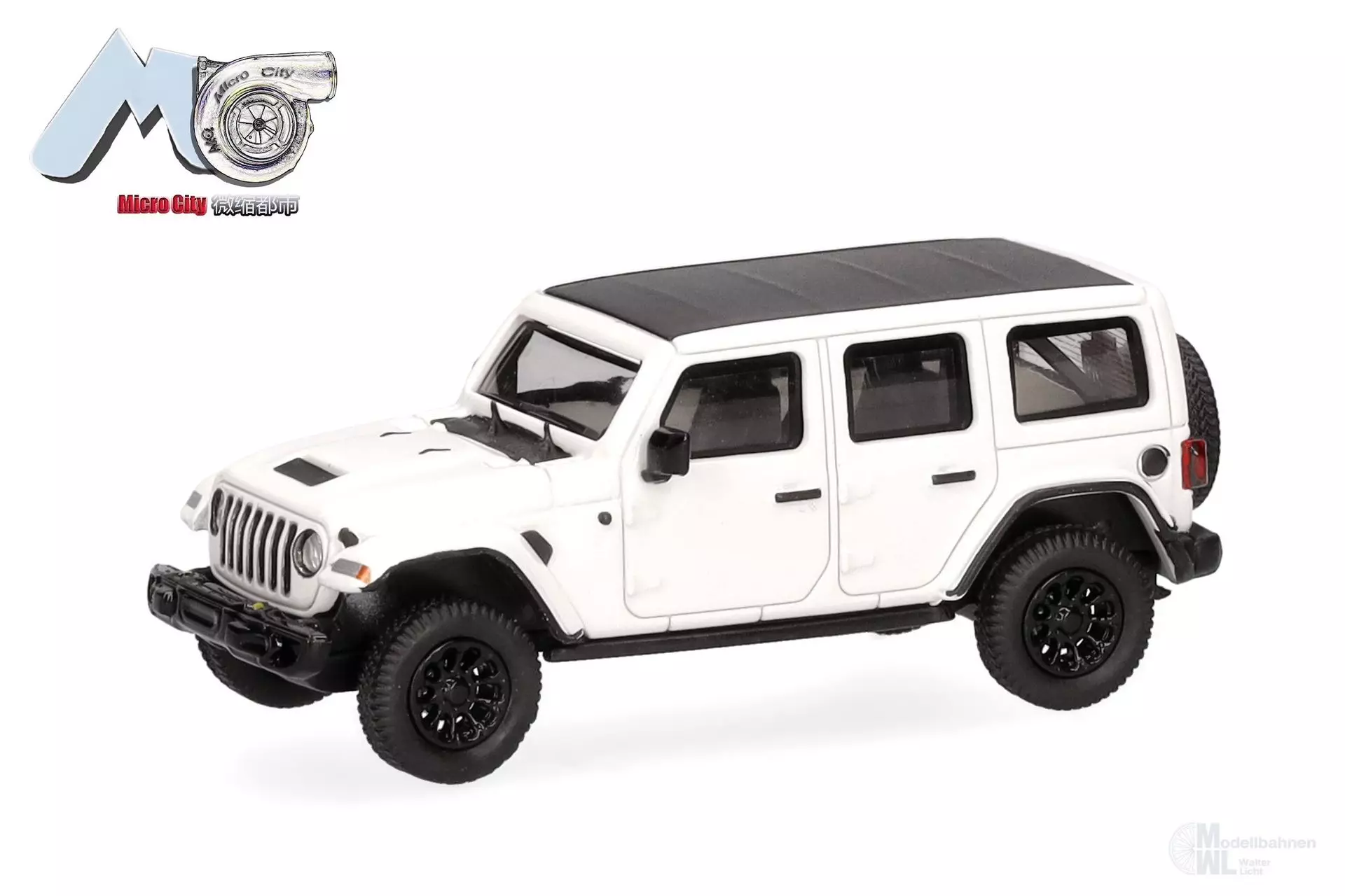 Herpa 87MC000012 - Jeep Wrangler weiß (ab 2017) H0 1:87