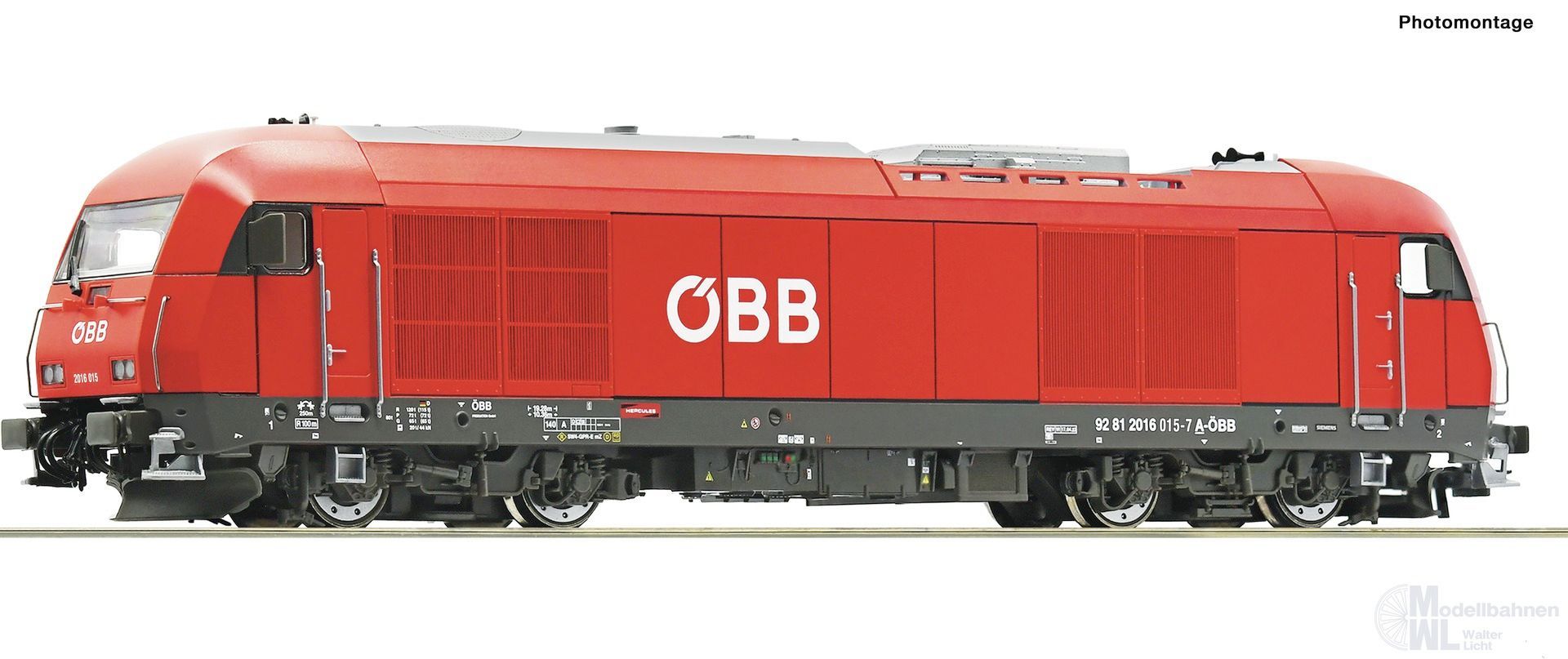 Roco 7310087 - Diesellok Rh 2016 ÖBB Ep.VI H0/GL Sound