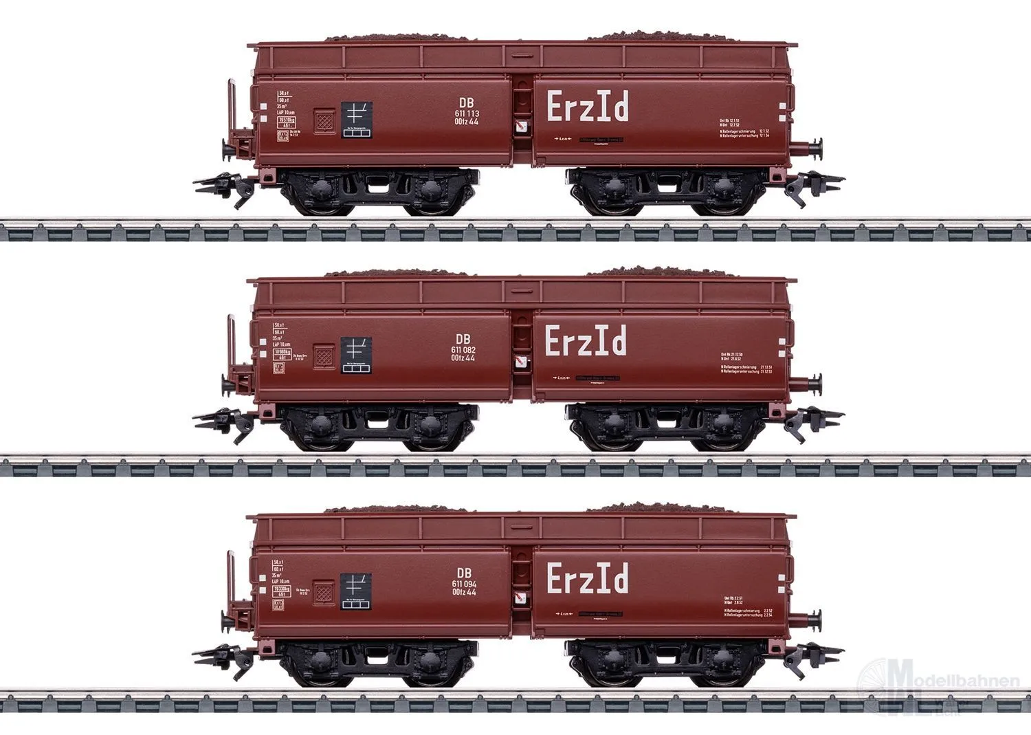 Märklin 46221 - Erzwagen Set DB Ep.III 3.tlg. H0/WS