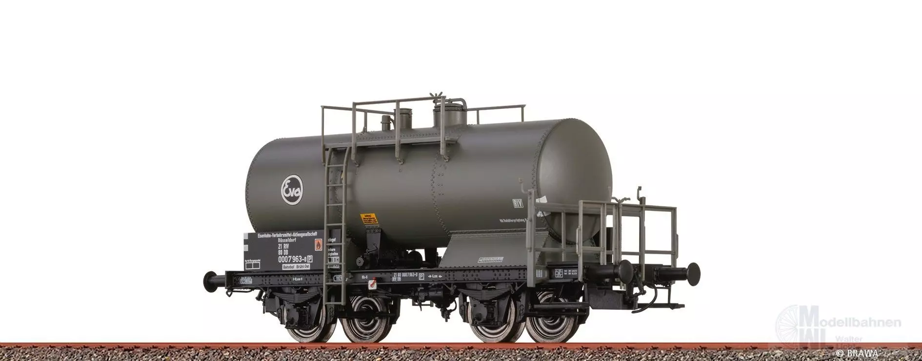 Brawa 50860 - Kesselwagen DB Ep.IV EVA H0/GL