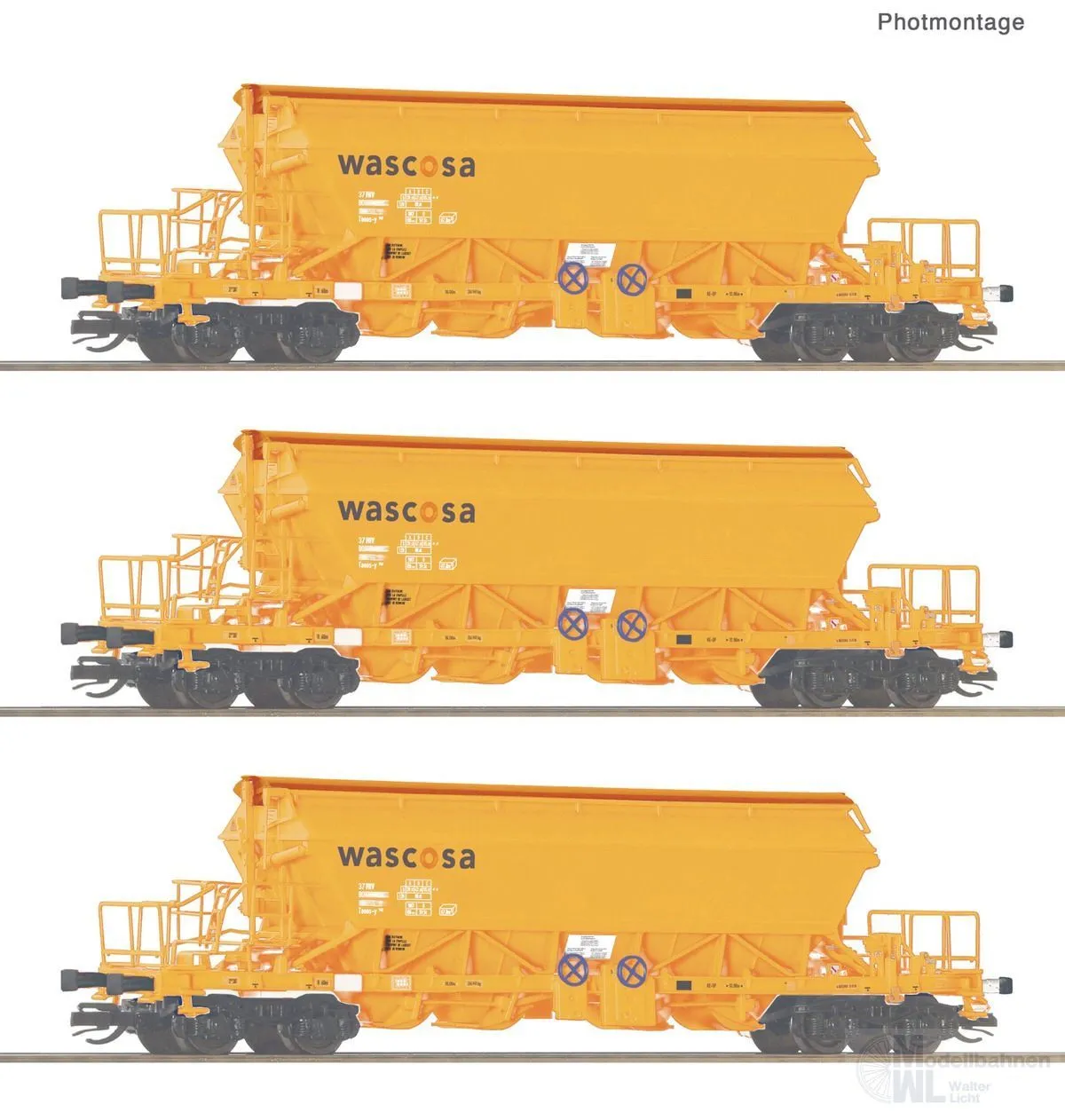 Roco 6680063 - Kaliwagen Set Wascosa Ep.VI 3.tlg. TT 1:120
