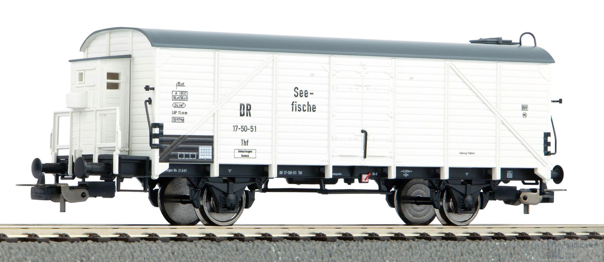 Piko 24506 - Kühlwagen DR Ep.,III mit Bremserhaus Thf17 H0/GL Piko 24506 - Kühlwagen DR Ep.,III mit Bremserhaus Thf17 H0/GL