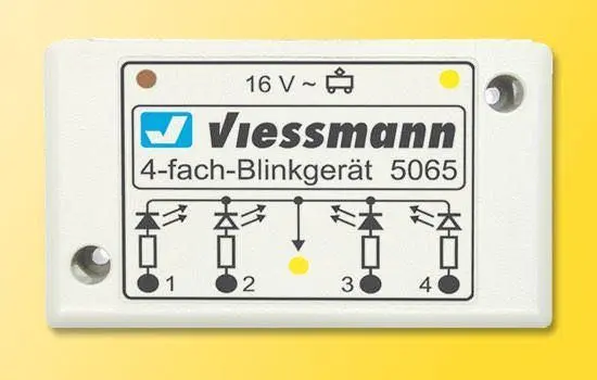 Viessmann 5060 - Andreaskreuze mit Blinkelektronik 2 Stück H0 1:87