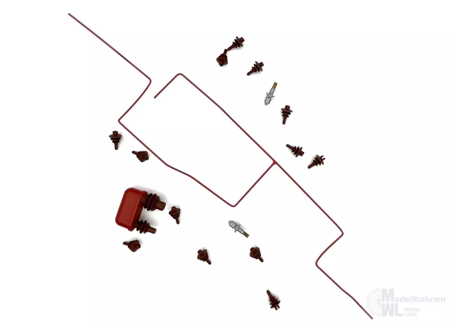 Märklin Ersatzeile E319707 - ERSATZTEIL: Dachleitung, Isolatoren, Pfei