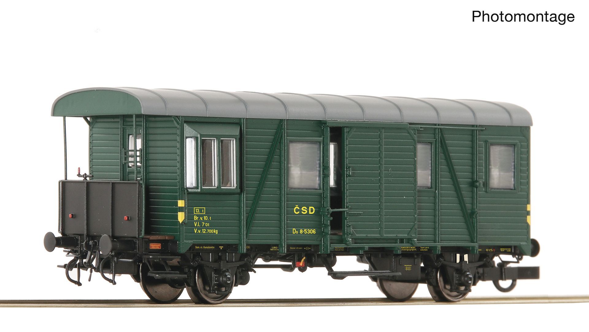 Roco 6600417 - Güterzug-Begleitwagen CSD Ep.III H0/WS