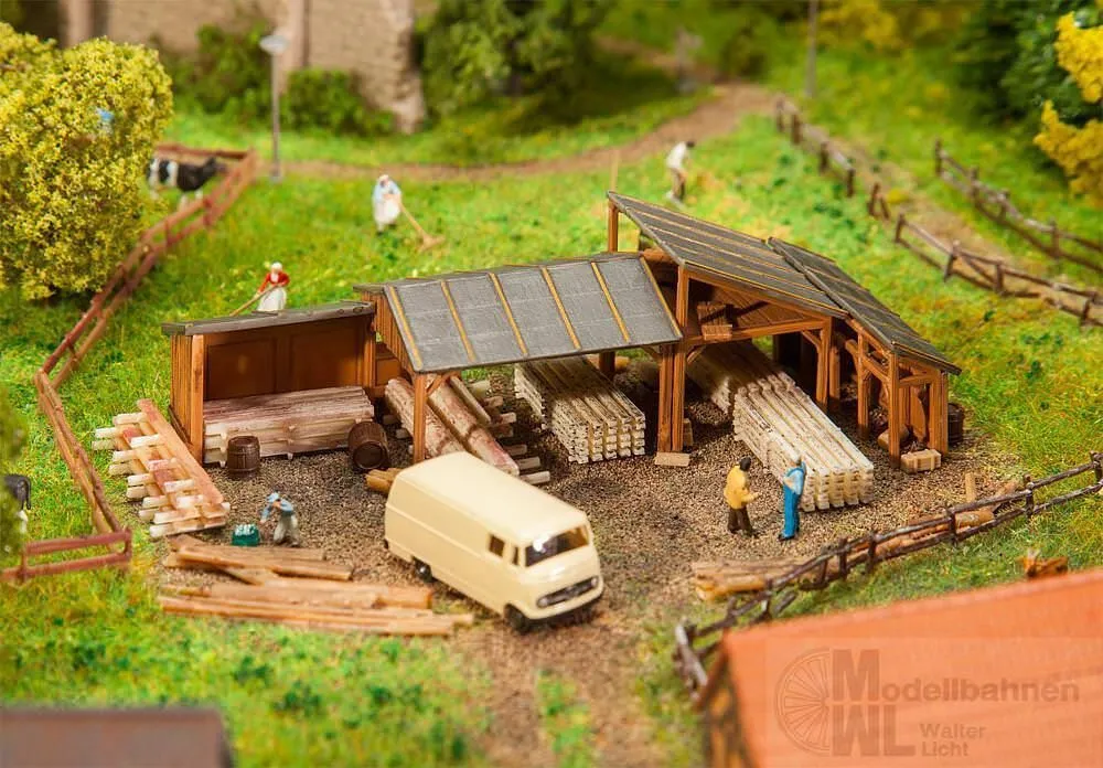 Faller 232373 - Holzlagerschuppen N 1:160