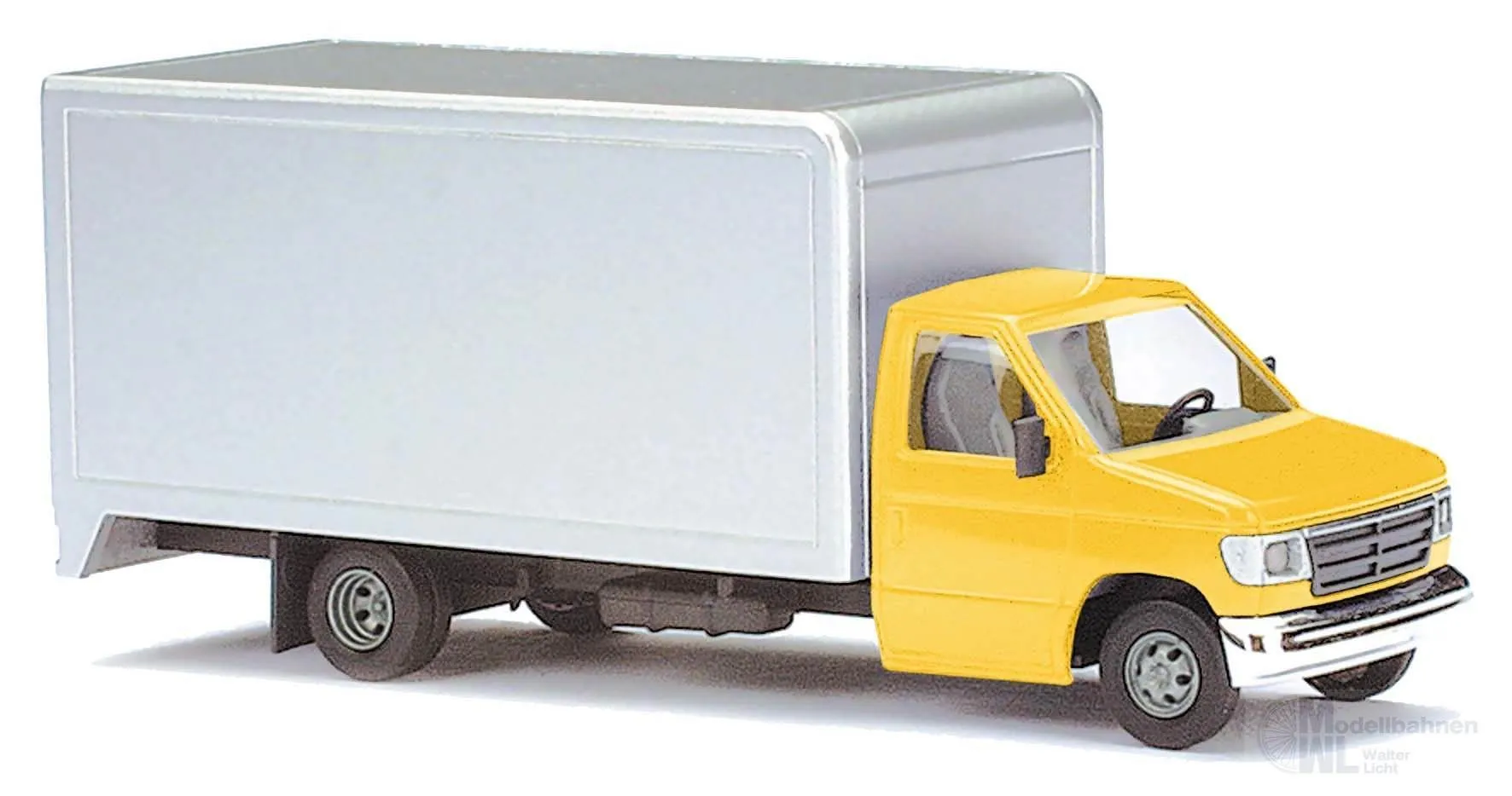 Busch 89117 - Ford E 350 KW Gelb/Lichtgrau H0 1:87