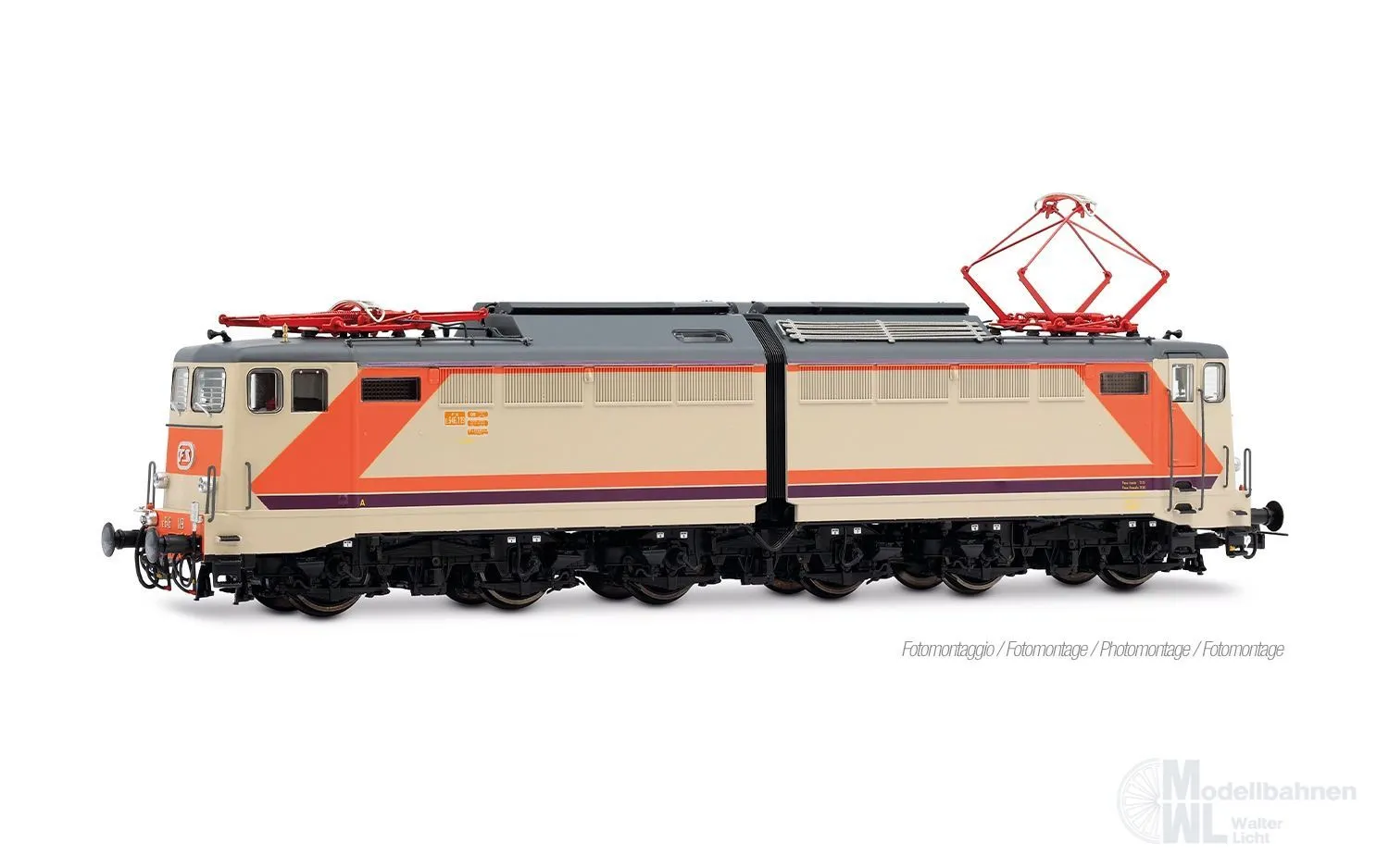 Rivarossi 9012HM - E-Lok E 646 FS Ep.IV Navetta H0/GL Sound