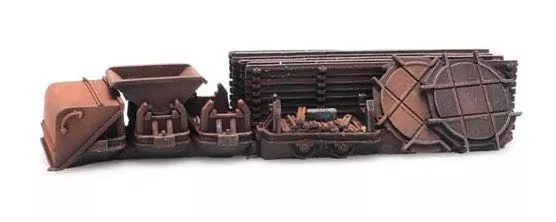 ARTITEC b.v. 487.801.61 - Ladung: Feldbahngleise und Kipploren H0 1:87