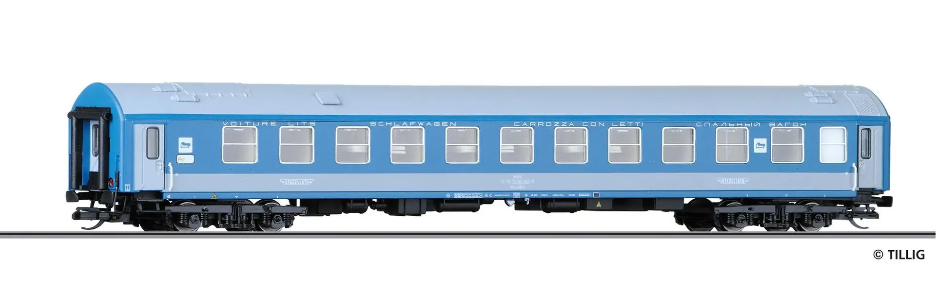 Tillig 16740 - Schlafwagen MAV Ep.IV TT 1:120