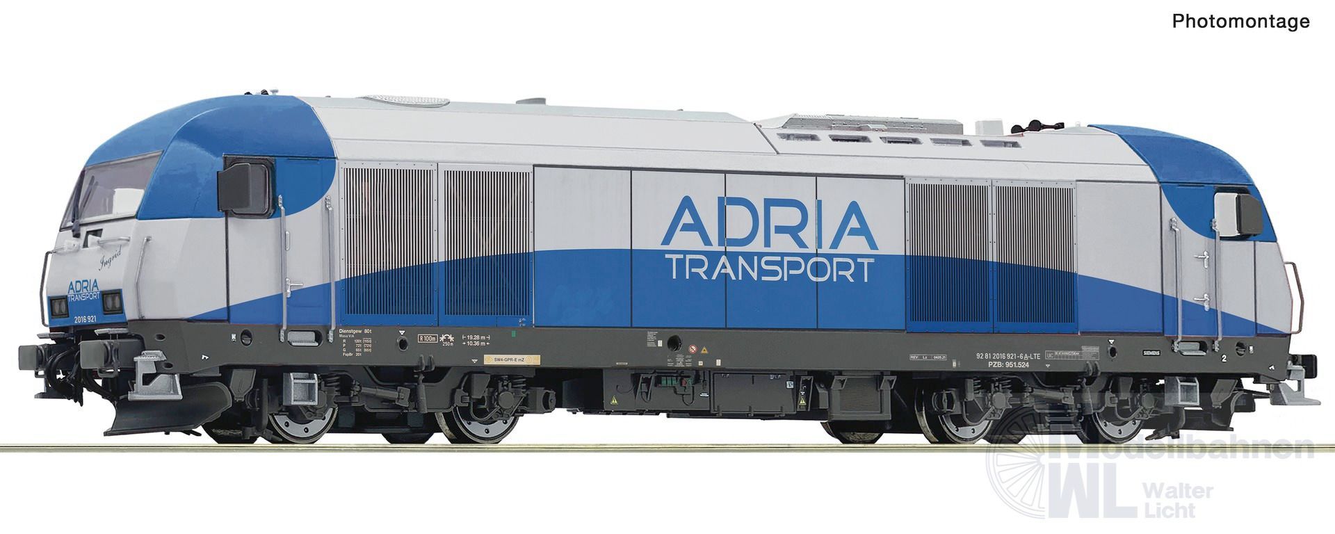 Roco 7320037 - Diesellok BR 2016 921-6 Adria Transport Ep.VI H0/WS Sound
