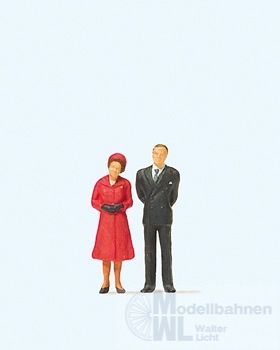 Preiser 28132 - HM The Queen and Prince Phili H0 1:87