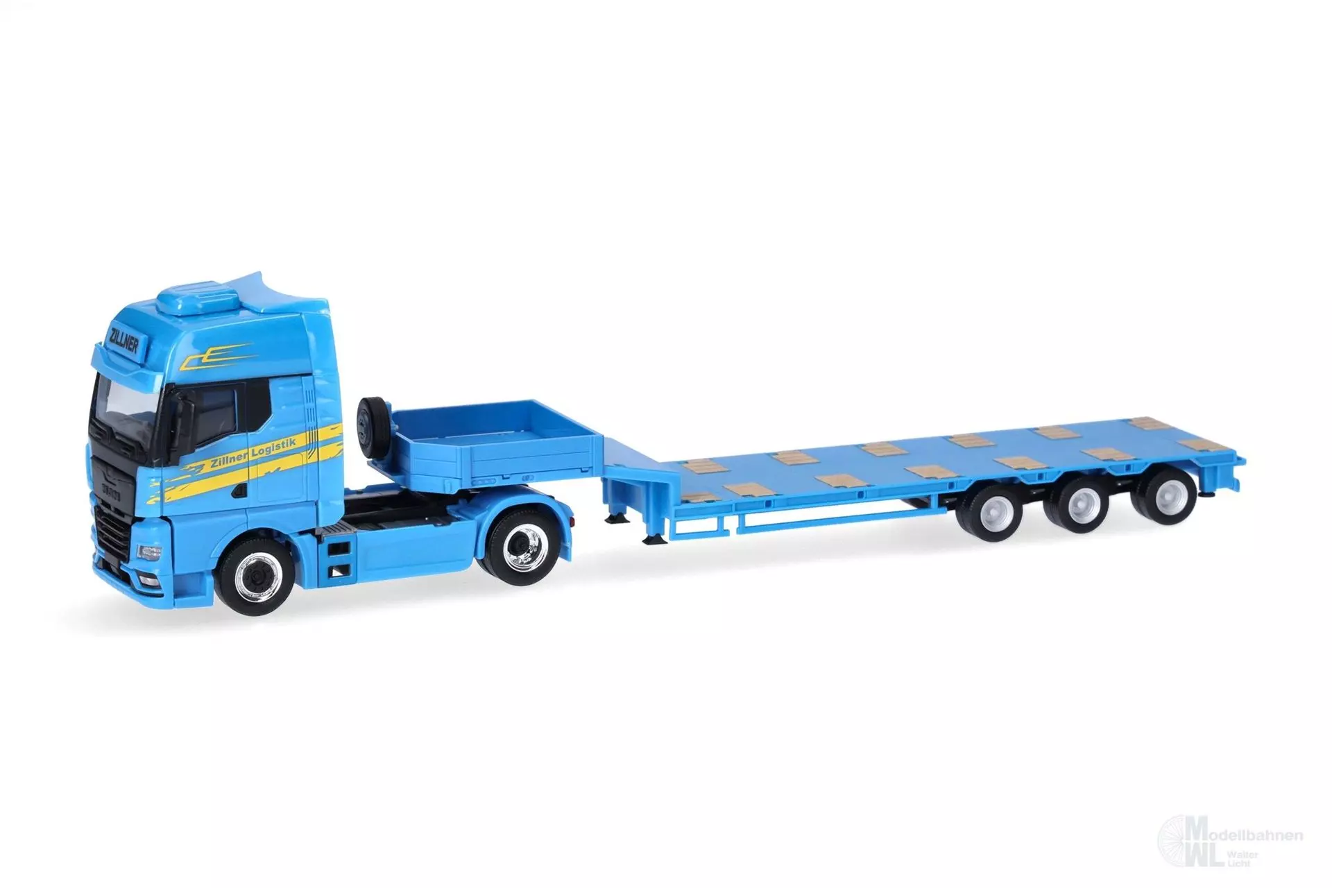 Herpa 320047 - MAN TGX GX SemiTieflade-Sattelzug Zillner H0 1:87