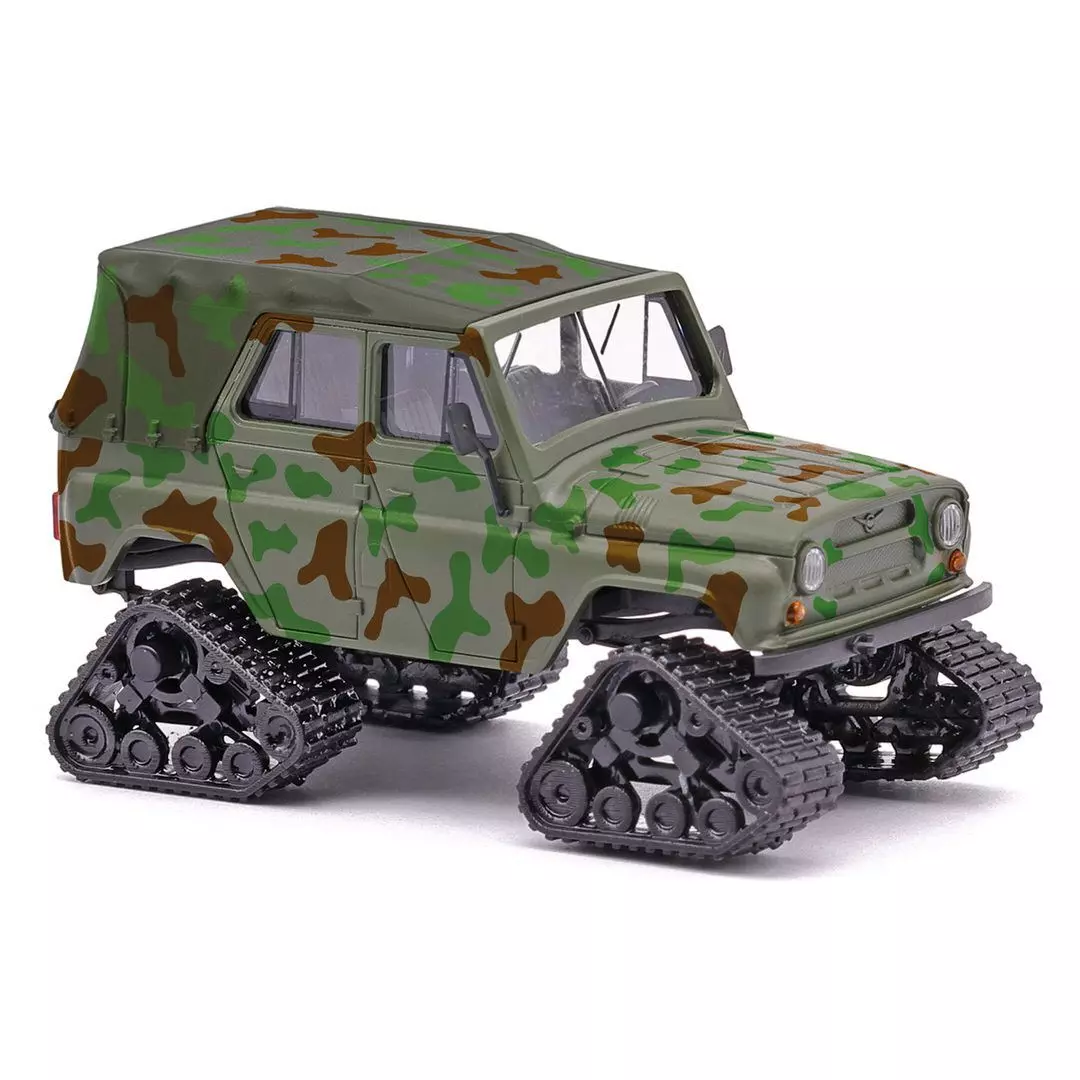 Busch 52122 - UAZ 469 Raupenantrieb H0 1:87