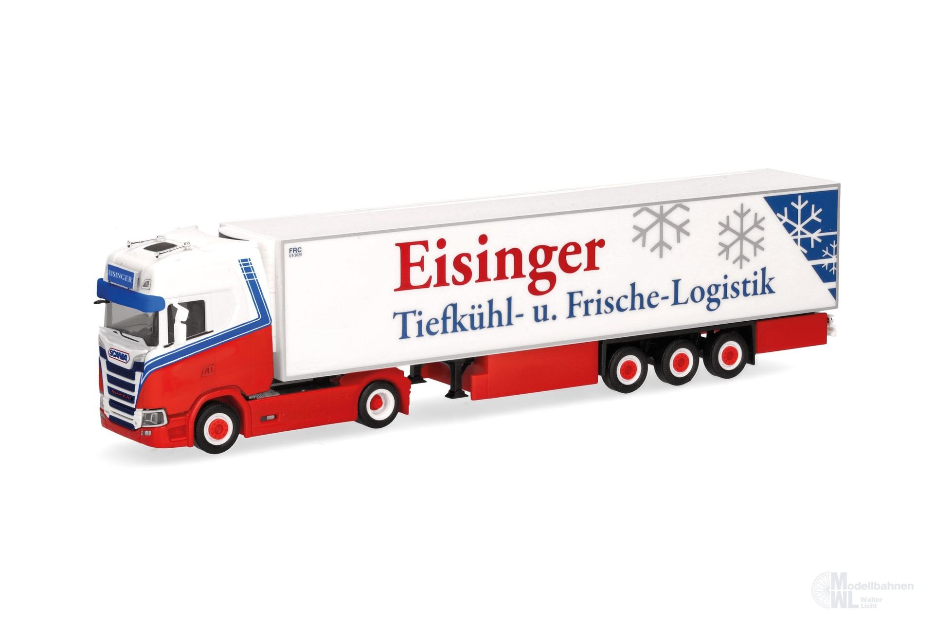 Herpa 318594 - Scania CS20 HD Kühlkoffer Sattelzug Eisinger H0 1:87