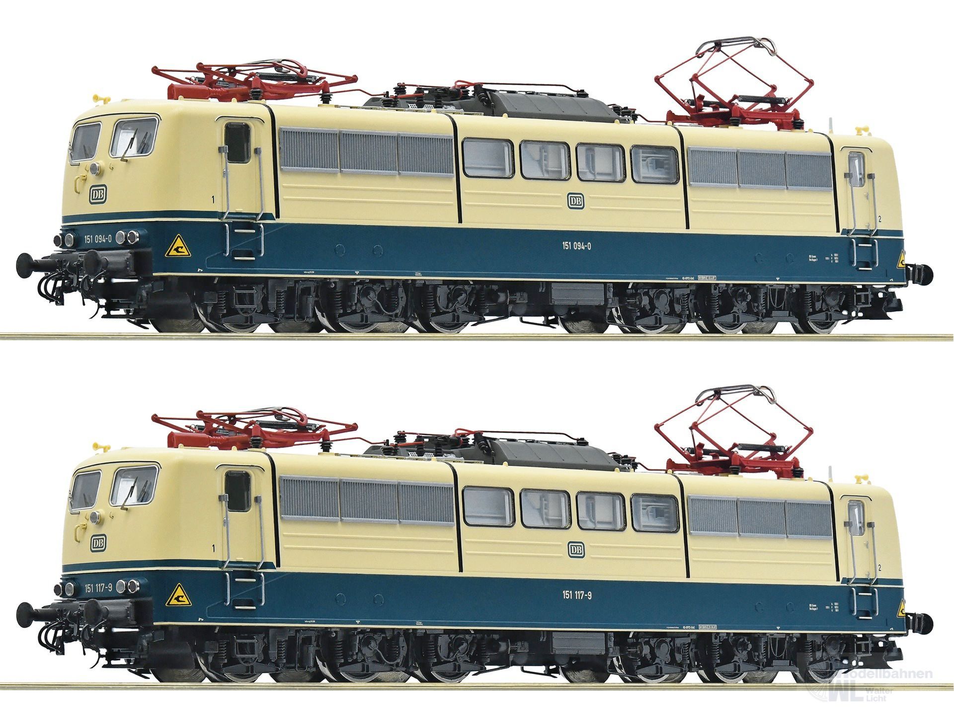 Roco 70407 - E-Lok Set BR 151 094-0 und 151 117-9 DB Ep.IV H0/GL
