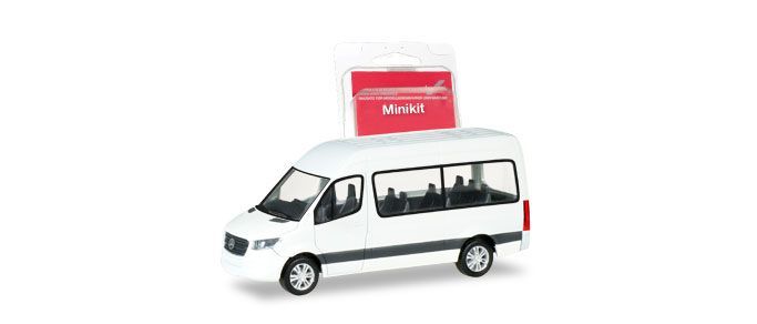 Herpa 13468 - Minikit Mercedes-Benz Sprinter `18 Bus HD weiß 1:87