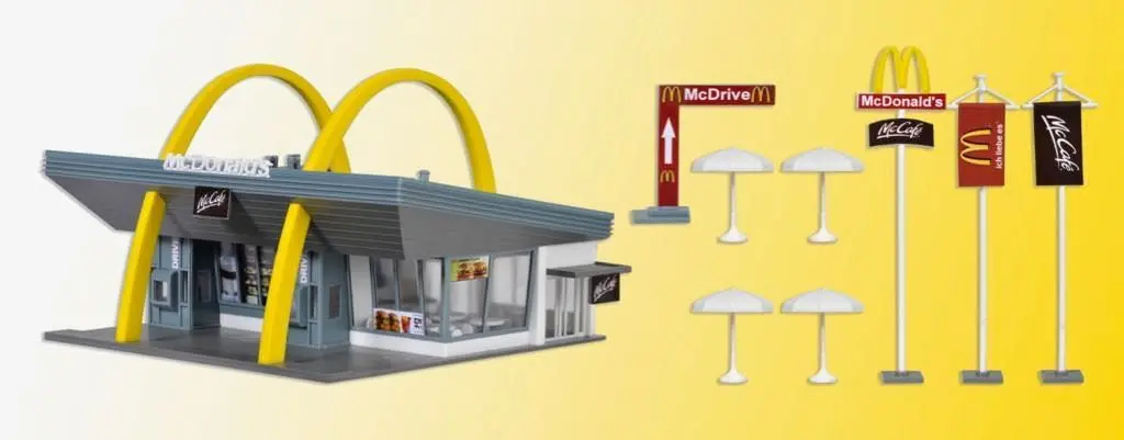 Vollmer 43634 - McDonald´s Schnellrestaurant H0 1:87
