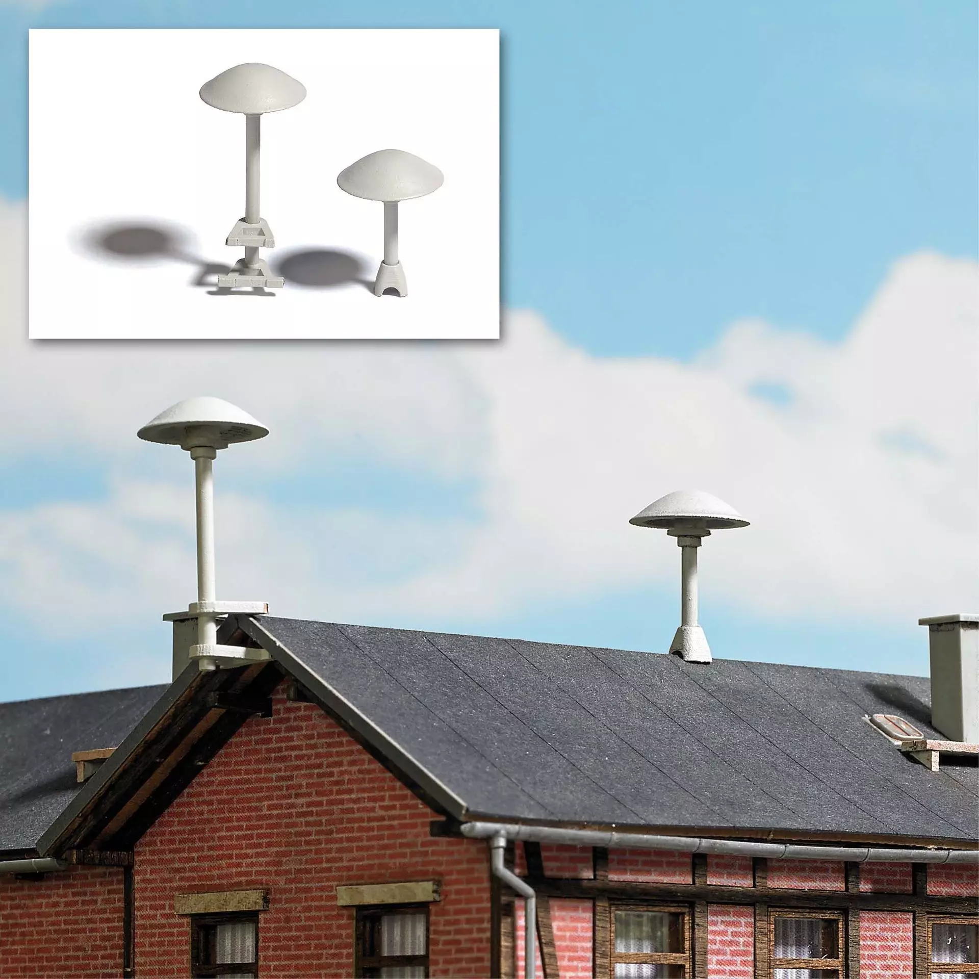 Busch 7756 - M-Set 2 Sirenen H0 1:87