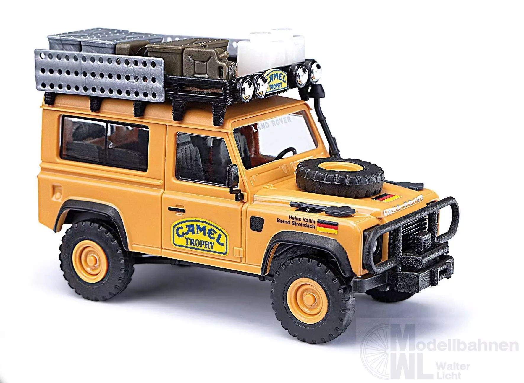 Busch 54311 - Rover Defender 90 Camel Trophy 1985 Deutschland H0 1:87