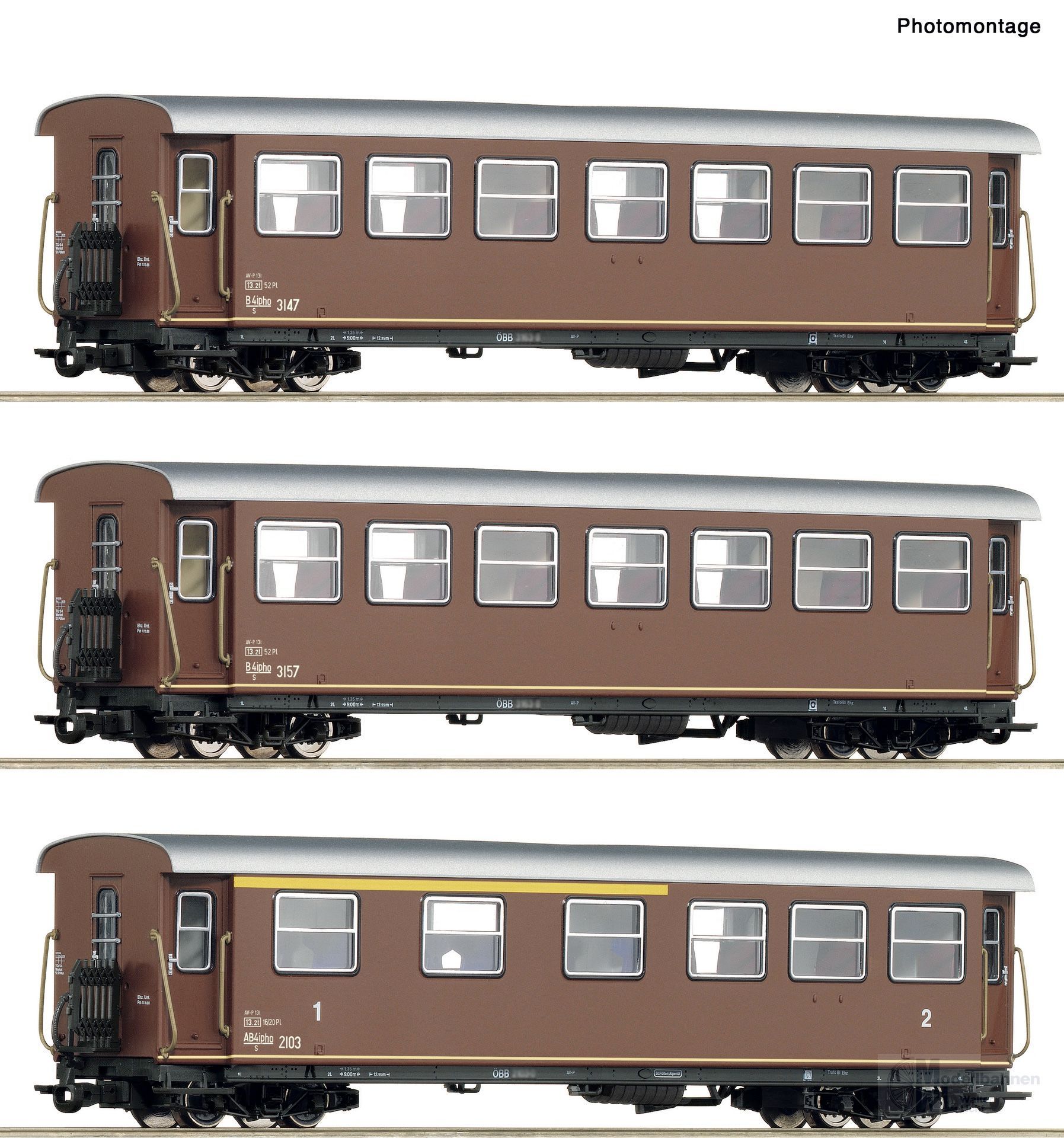 Roco 6240007 - Personenwagen Set ÖBB Ep.IV 3.tlg. H0e