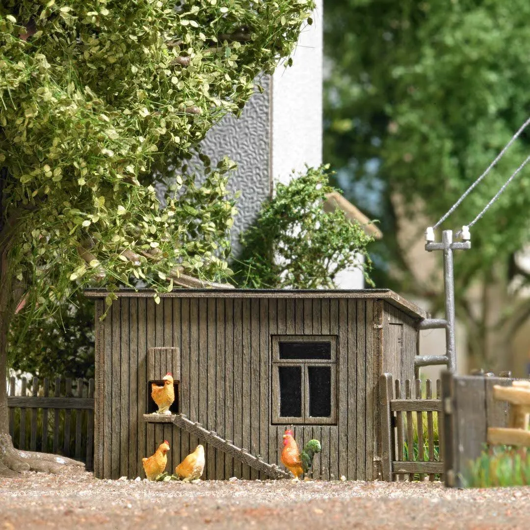 Busch 1844 - Hühnerstall H0 1:87