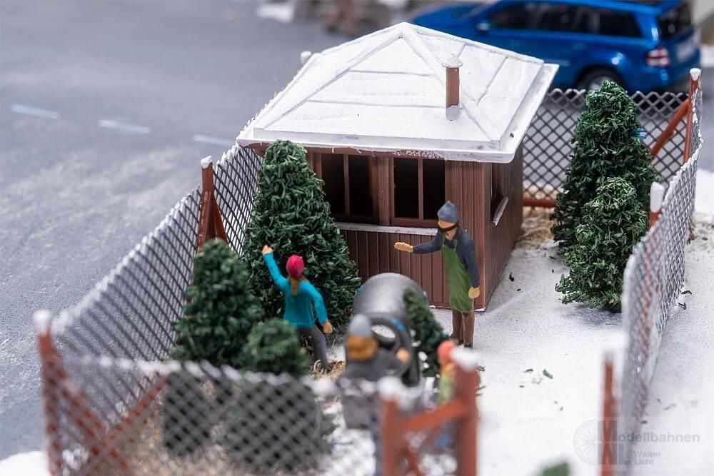 Faller 134008 - Weihnachtsbaumverkauf H0 1:87