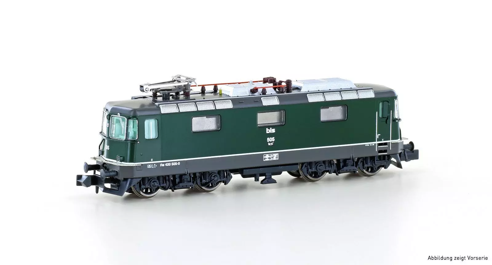 Hobbytrain 3030 - E-Lok Re 420 505 BLS Ep.V grün N 1:160